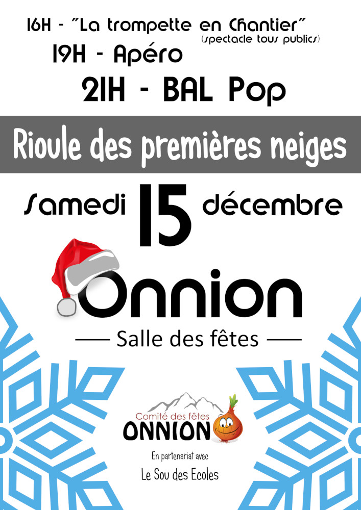 Affiche Rioule des premières neiges 2018